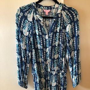 Lilly Pulitzer Long Sleeve Romper